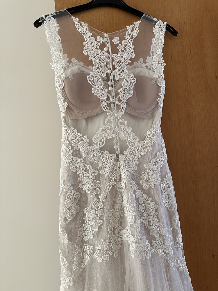 Vestido Noiva Casamento Sereia Renda Noiva