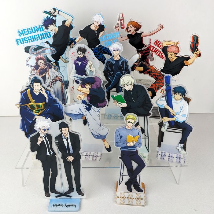 Акрилові фігурки, брелоки, наліпки (стікери), стенди Магічна битва