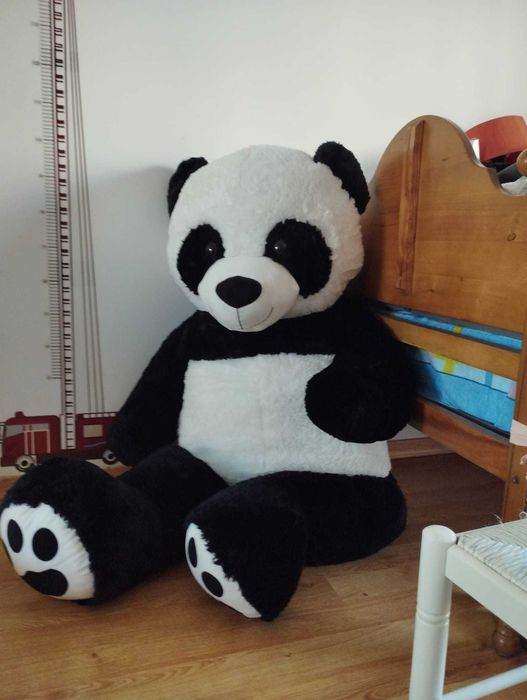Panda gigante de peluche em excelente estado