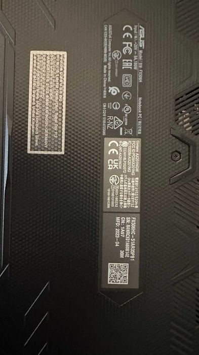 Asus TUF Gaming F15 – i5  RTX 3050  16GB RAM  RGB  Windows 11 Pro