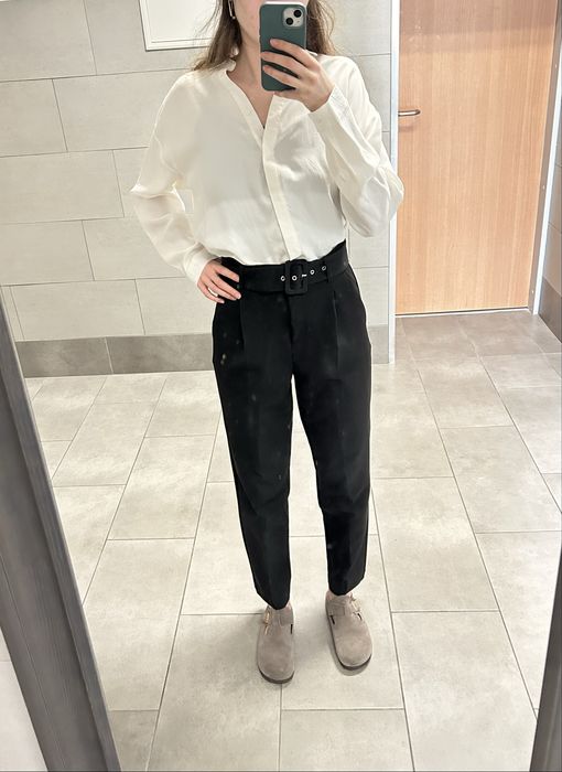 Czarne eleganckie spodnie