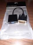 Przejściówka DVI-D na VGA 24+1 Adapter do Monitora Cyfrowa