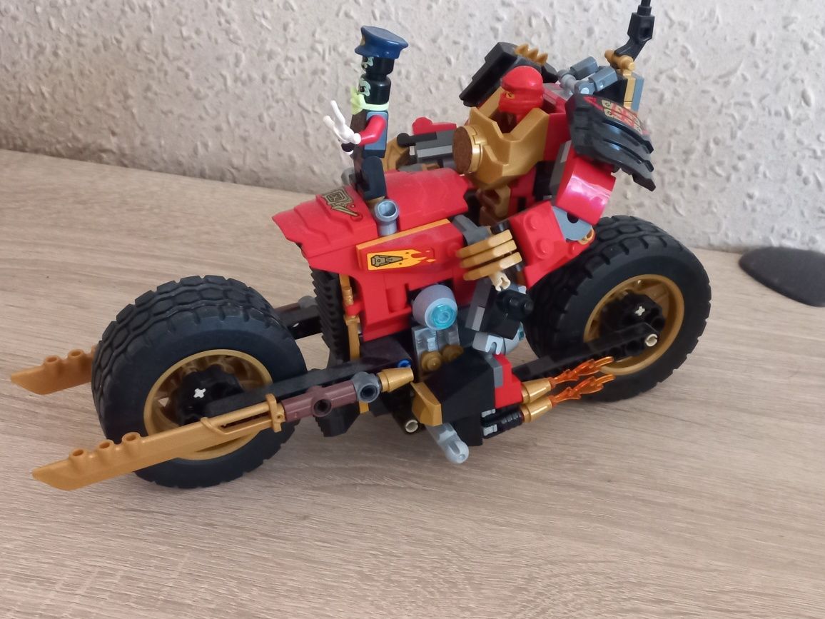 Lego ninjago  smok ziemi Colea oraz jeździec Mech Kaia