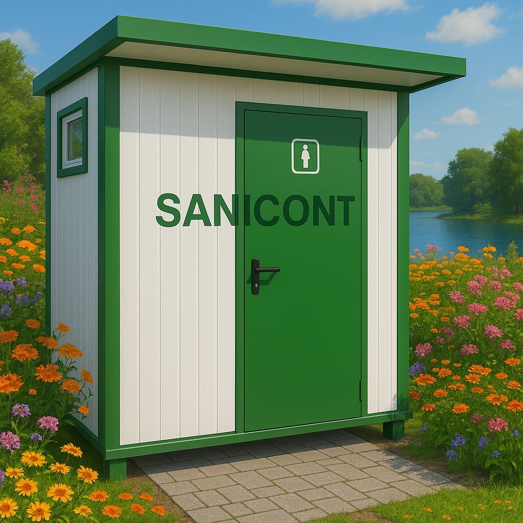 Kontener sanitarny W.C prysznic