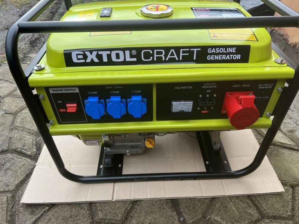 Продам генератор EXTOL CRAFT 421011