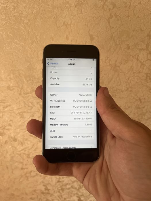 Iphone 6s 64gb neverlock