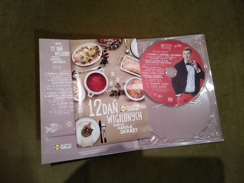 DVD 12 tradycyjnych dań wigilijnych według Karola Okrasy