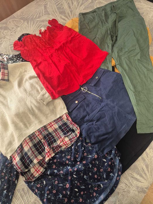 Пакет одягу для дівчини, розмір s або 14-17 років! (33 речі).