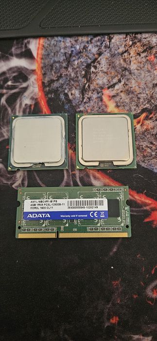 Intel Q6600 2.4GHz + Intel Pentium 4 2.8GHz + laptop DDR3 4Gb CL11 +