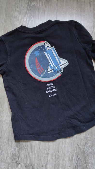 Pięć sztuk koszulki z długim rękawem rozmiar 98/104