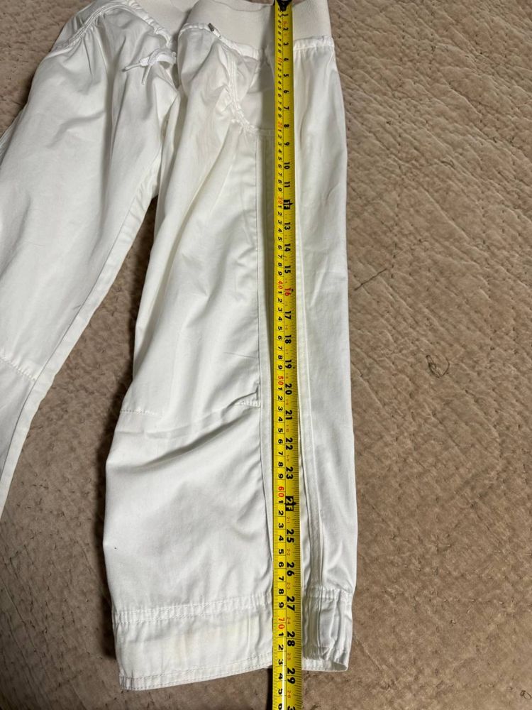 Adidas штани капрі жіночі білі розмір S (UK 10)