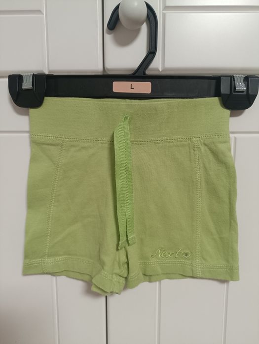 Krótkie spodenki / szorty Next 3-6 msc (68) limonka