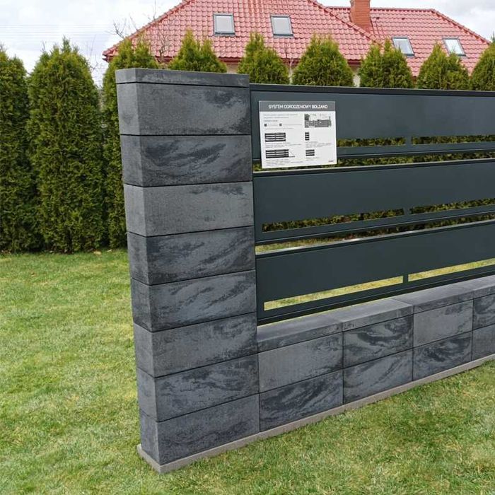 Pustak ogrodzeniowy 50x20x20 PRO+ melanż Bloczki ogrodzeniowe