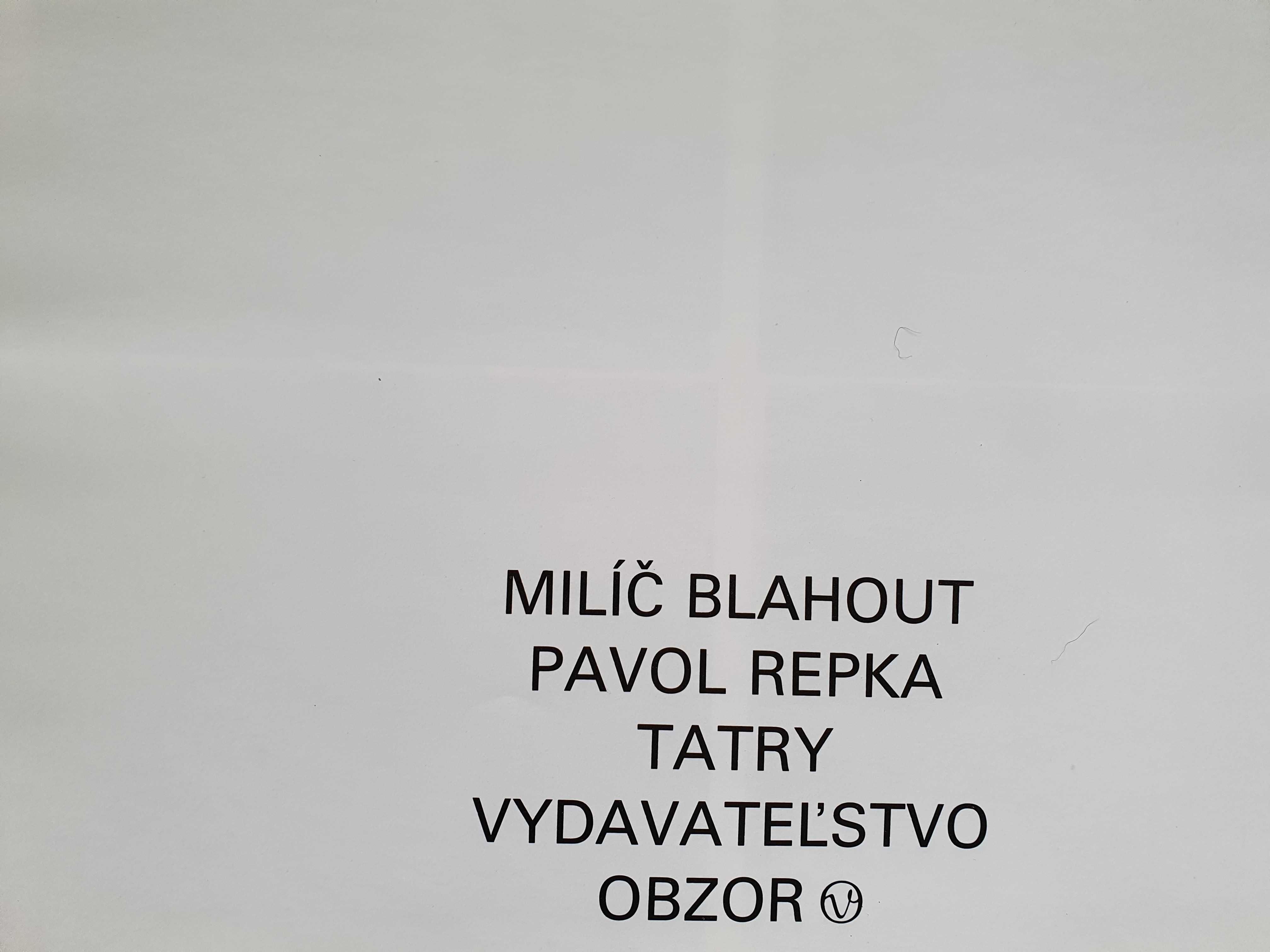 TATRY. Album. Wydanie czesko-słowackie. Milič Blahout, Pavol Repka