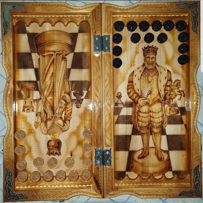 Нарды резные ручной работы