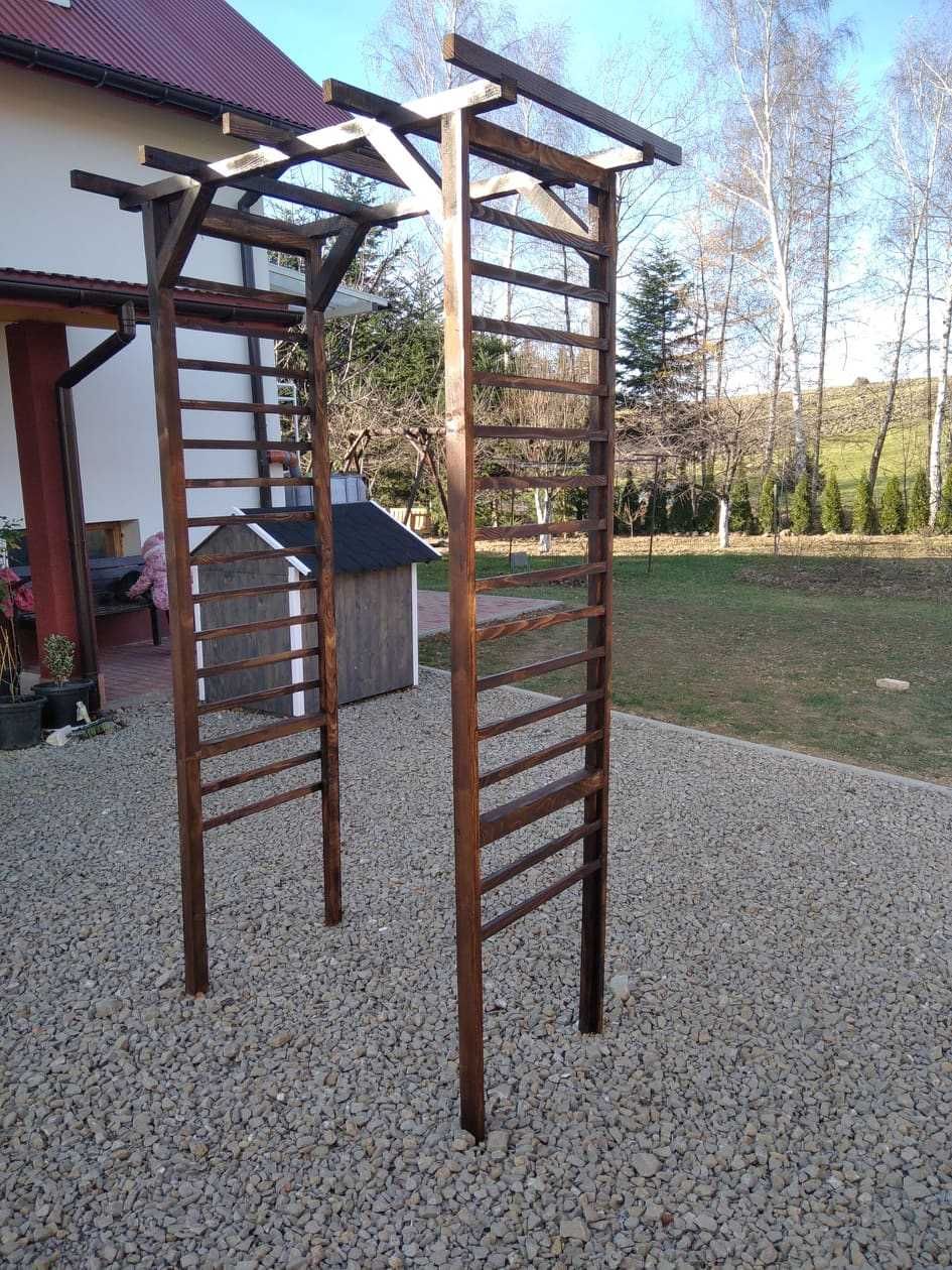 Pergola drewniana duża solidna