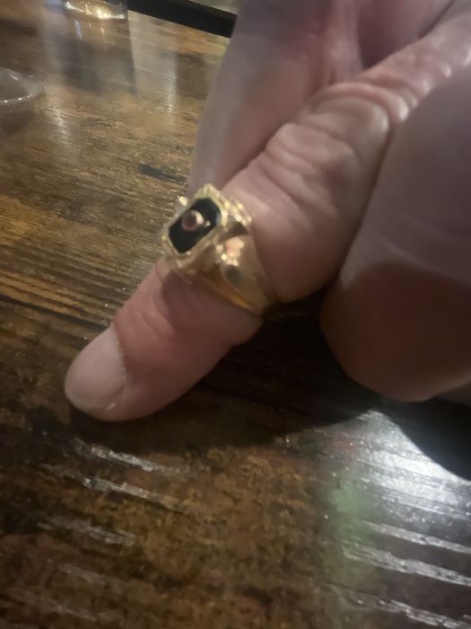Anel de homem em ouro 19.2