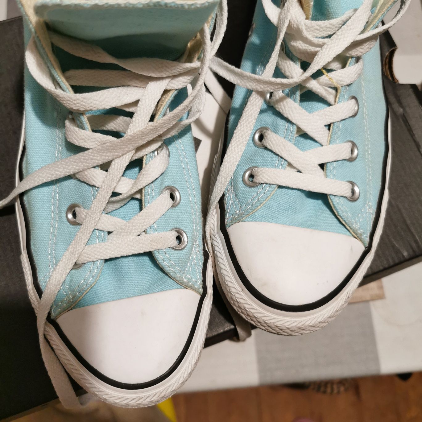 Trampki tenisówki converse 42 aqua turkusowe