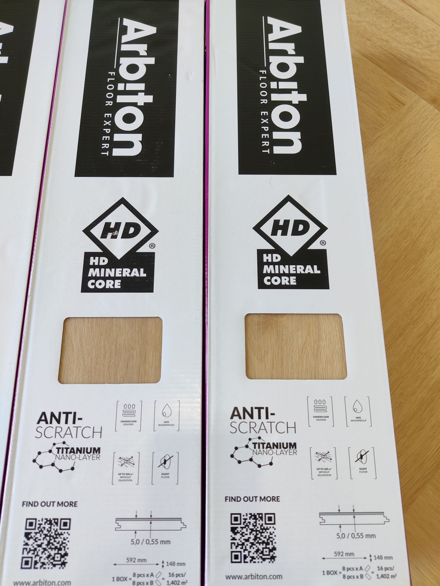 Panele winylowe Arbiton Amaron Herringbone - DĄB HARLOW