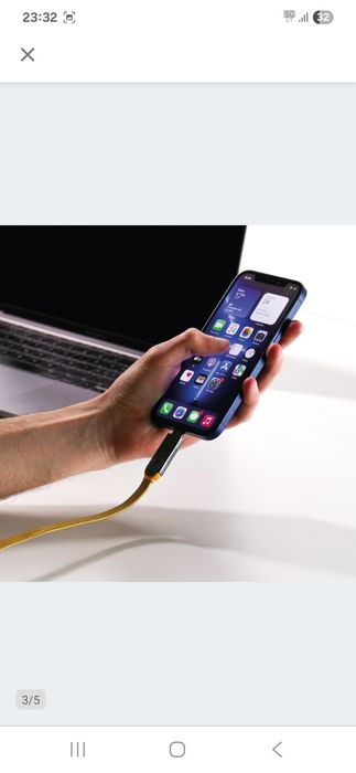 Uniwersalny kabel komórkowy,USB typ C - Lightning 2 m 8465