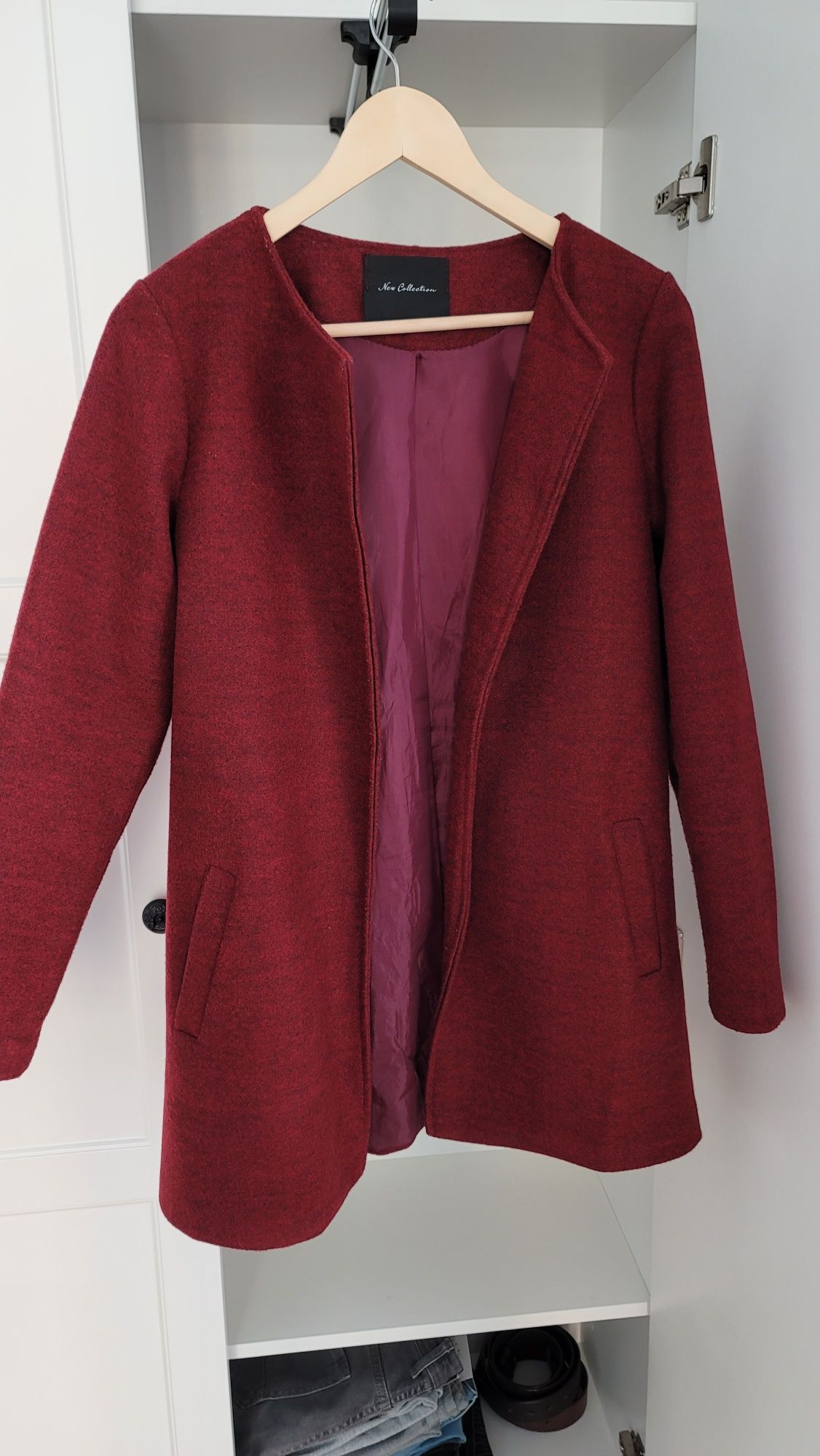 Пальто жіноче, червоне пальто, пальто весняне