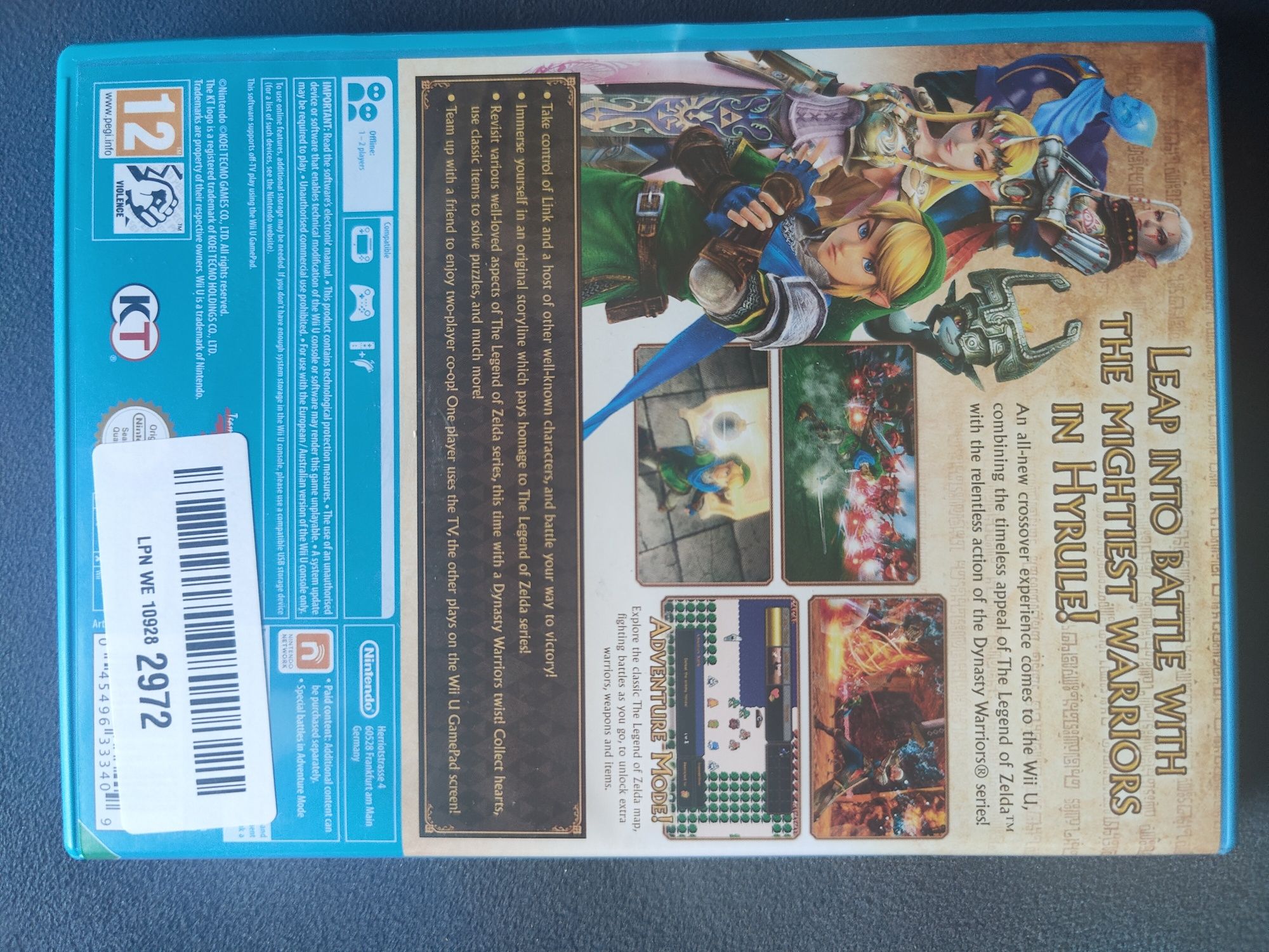 Nintendo Wii U Hyrule Warriors