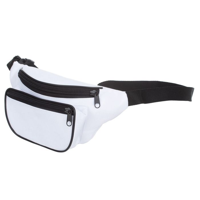 NERKA saszetka biodrówka solidna polska N001 biała