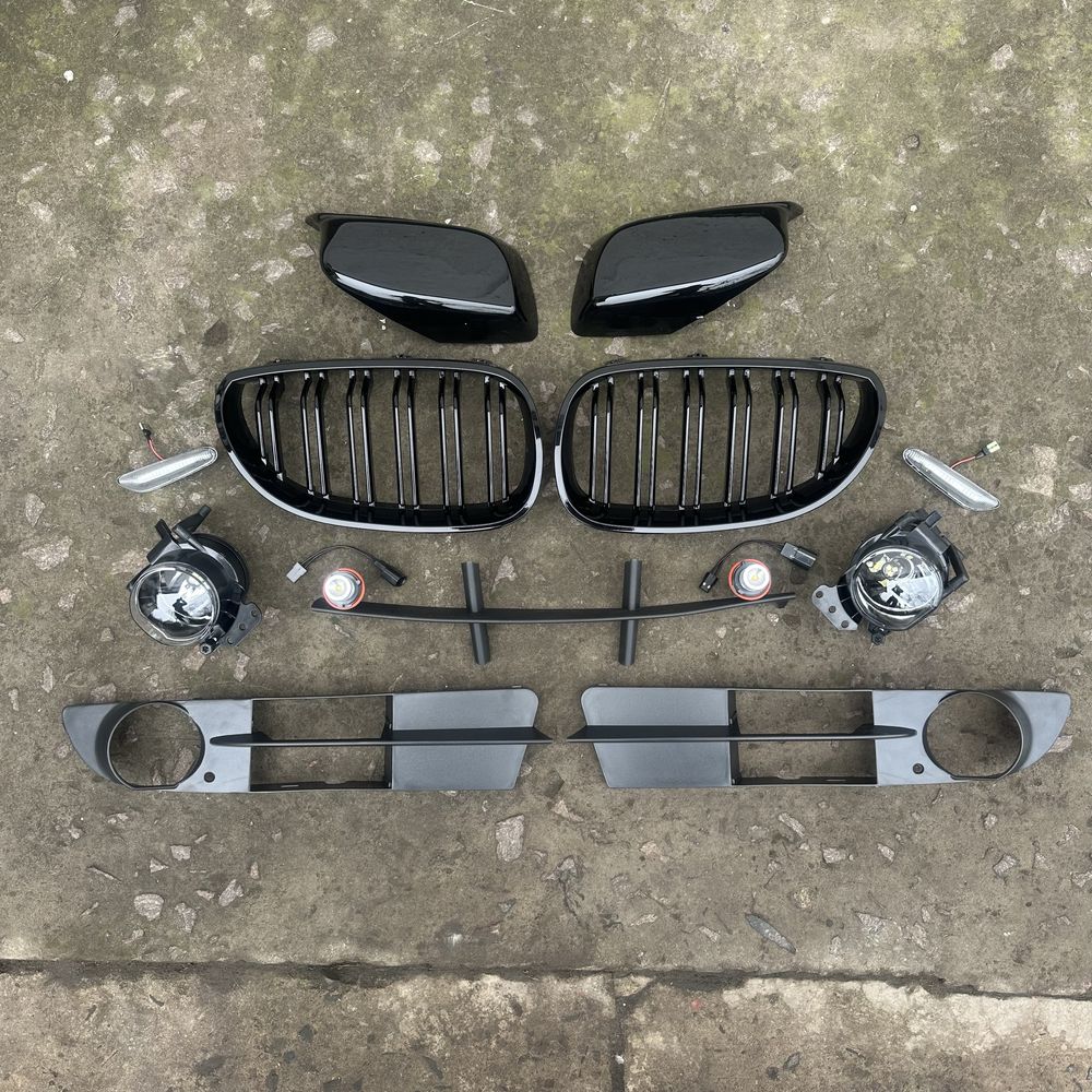 Решотка бампера bmw e60 e61 решітка туманки ноздрі бмв Е60 Е61 BMW