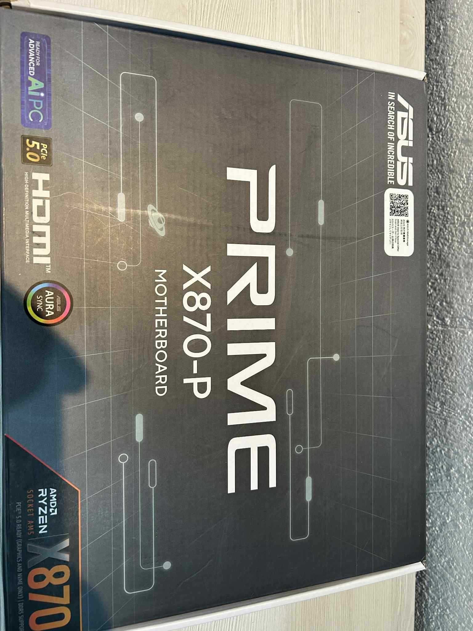Płyta główna ASUS PRIME X870-P ATX AMD Ryzen AM5 4x DDR5