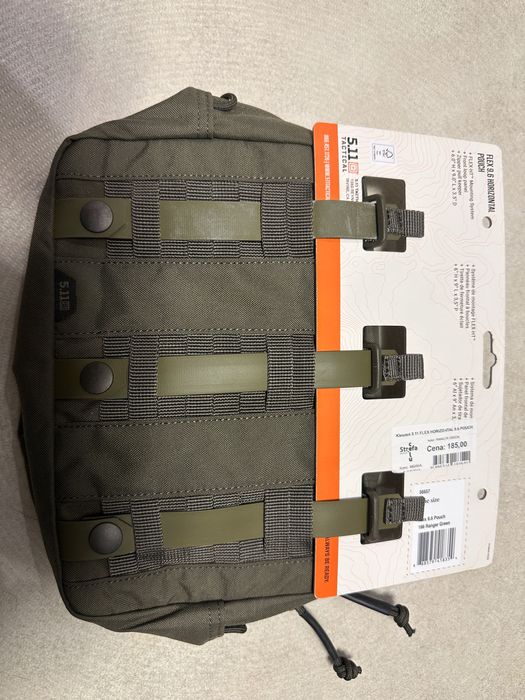 5.11 Tactical Kieszeń 5.11 Flex 9x6 Horizontal Pouch - Ranger Green