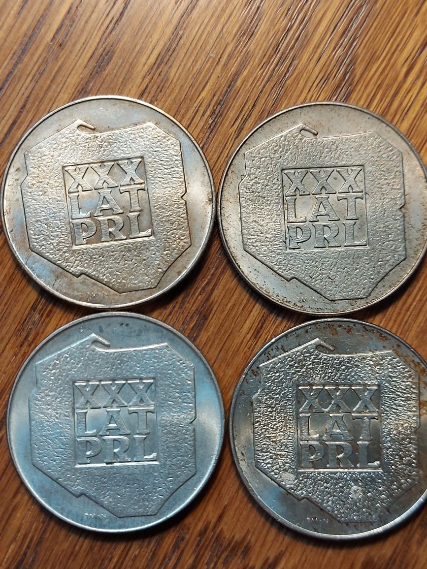 4 monety XXX PRL 200 zlotych