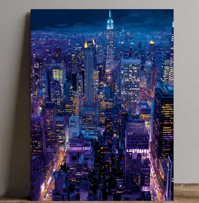 Obraz na płótnie centrum miasta