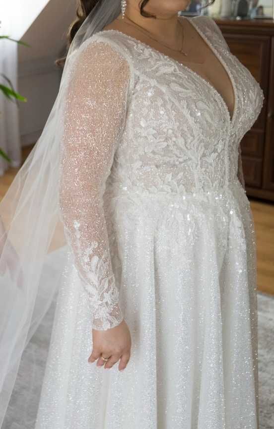 Olśniewająca suknia ślubna