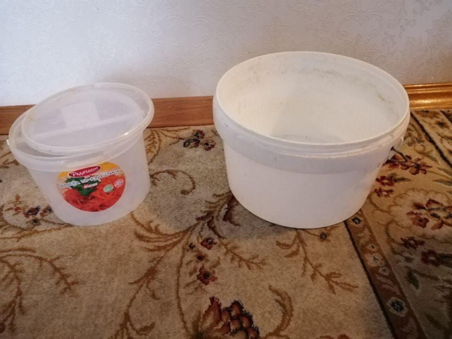 Ведра с крышкой и без з крышки