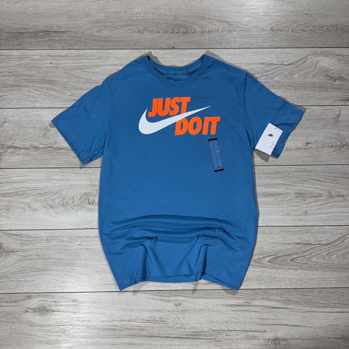 Абсолютно Нова синя Футболка Найк Nike JDI "just do it", розмір L