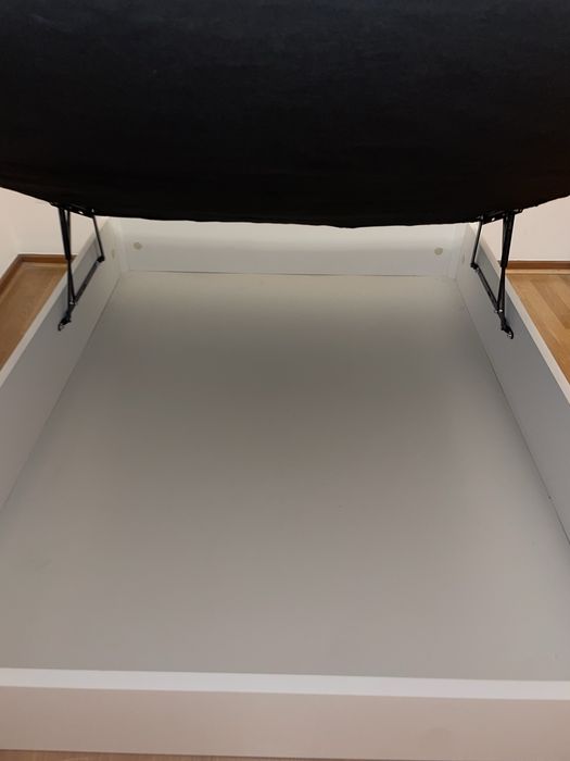 Sommier de Madeira Wenge Branco 160x200