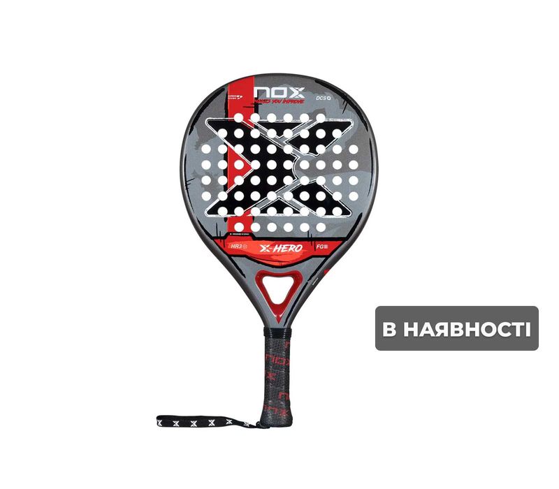 Ракетка для Падель (Padel) тенісу – NOX X-Hero Red 2026