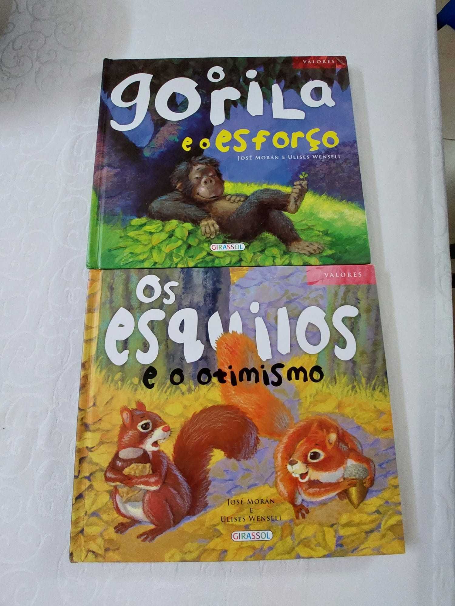 Livros infantis - Os Esquilos e o Gorila
