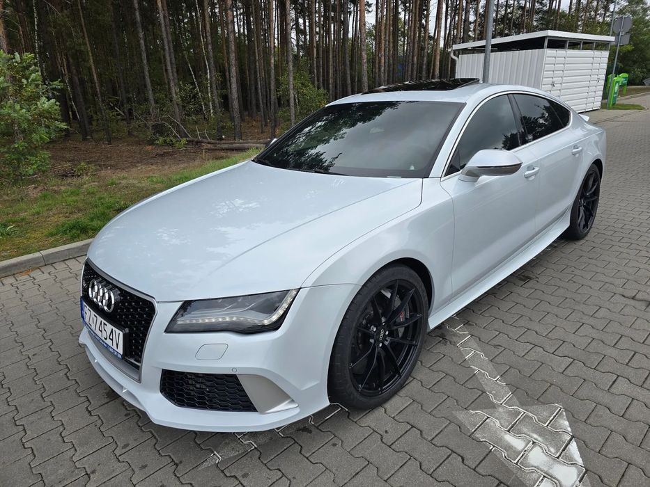 Audi RS7 Sportback Wersja indywidual pełna ceramika po modyfikacjach zasilana metanolem