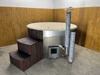 Balia ogrodowa klasy Premium, fińska bania jacuzzi gorąca beczka sauna
