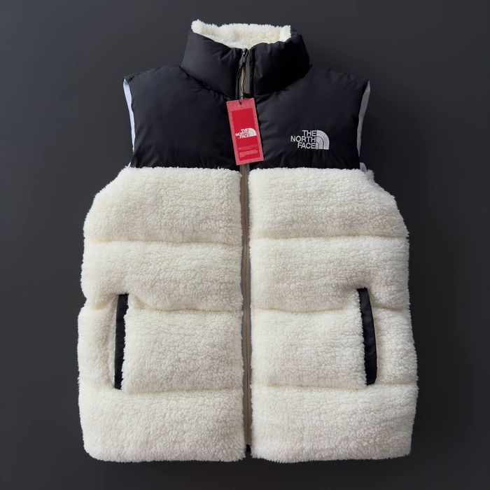 М'який теплий зимовий осінній чоловічий підлітковий жилет чорно білий