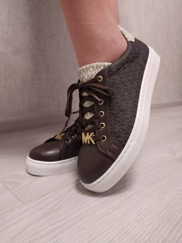 Кеди МК Michael Kors коричневі
