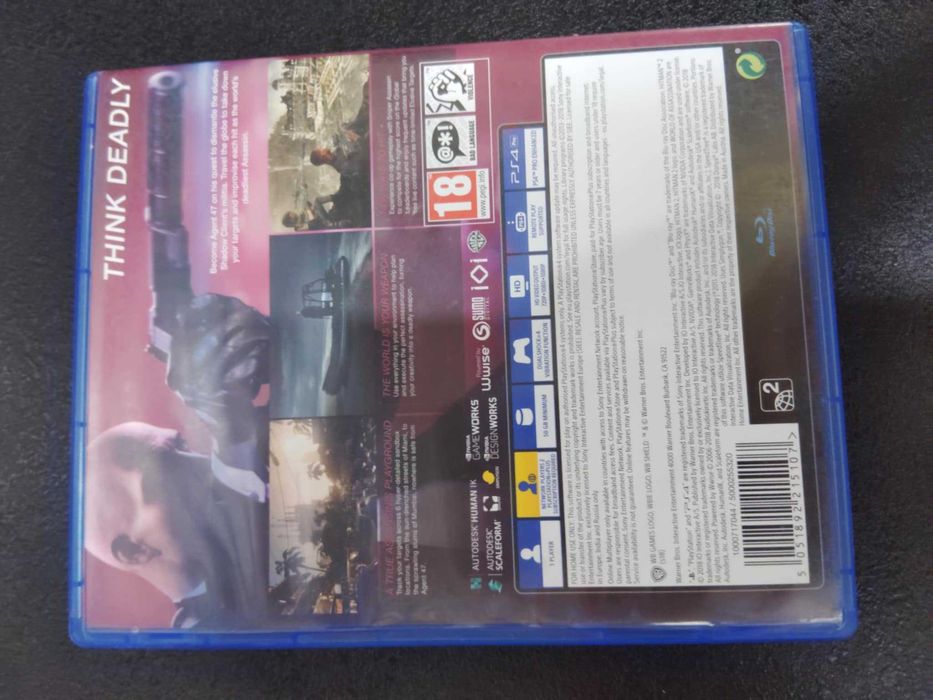 Hitman 2 PS4 Polskie napisy są w grze PS4 i PS5 gra hit