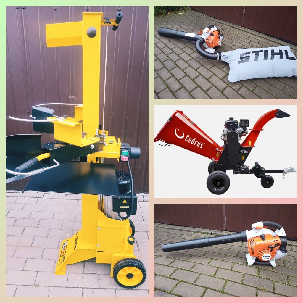 Wynajem aerator, zagęszczarka,rębak,łuparka,glebogryzarka,wertykulator