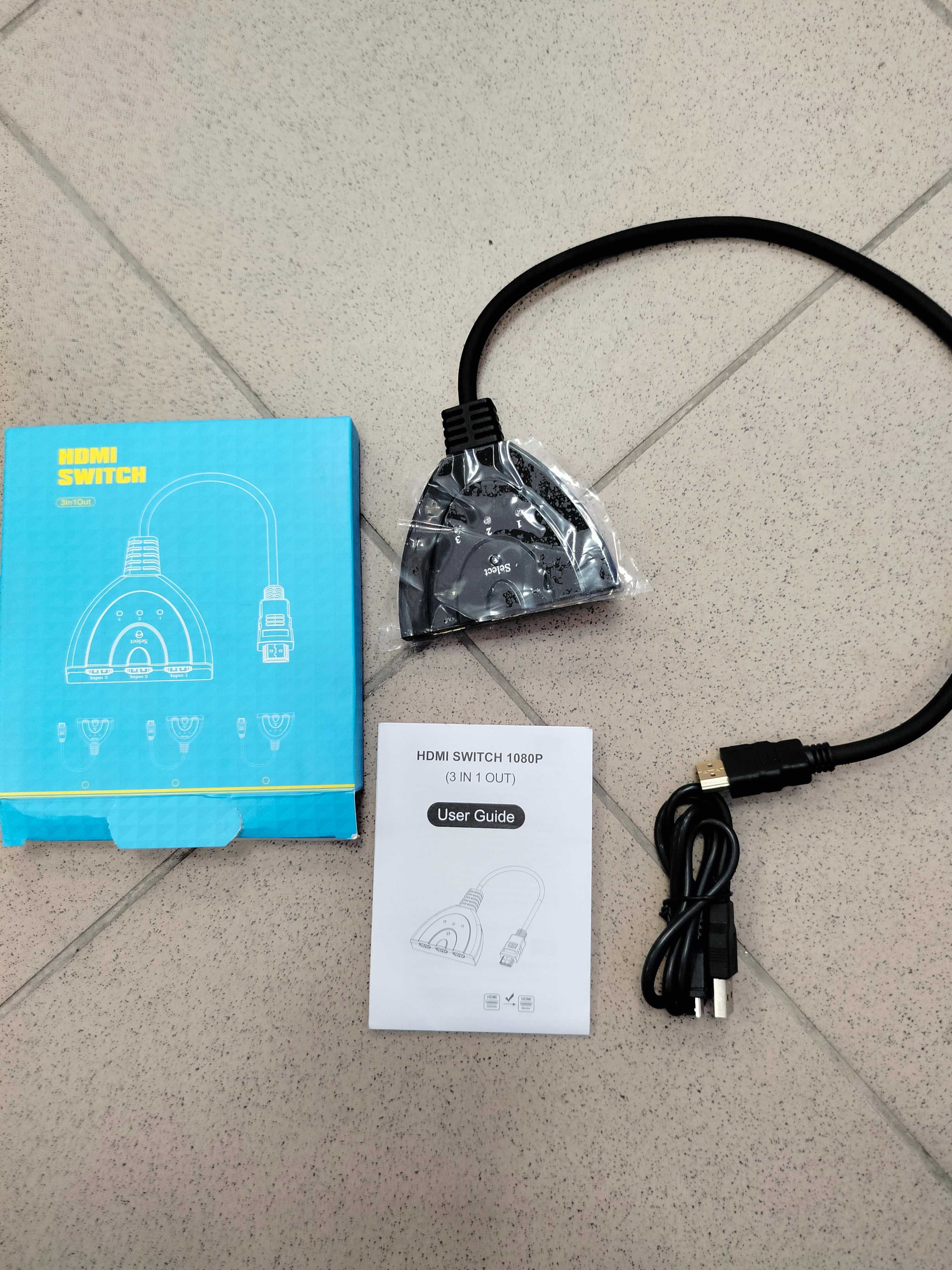 Rozdzielacz HDMI 3 w 1