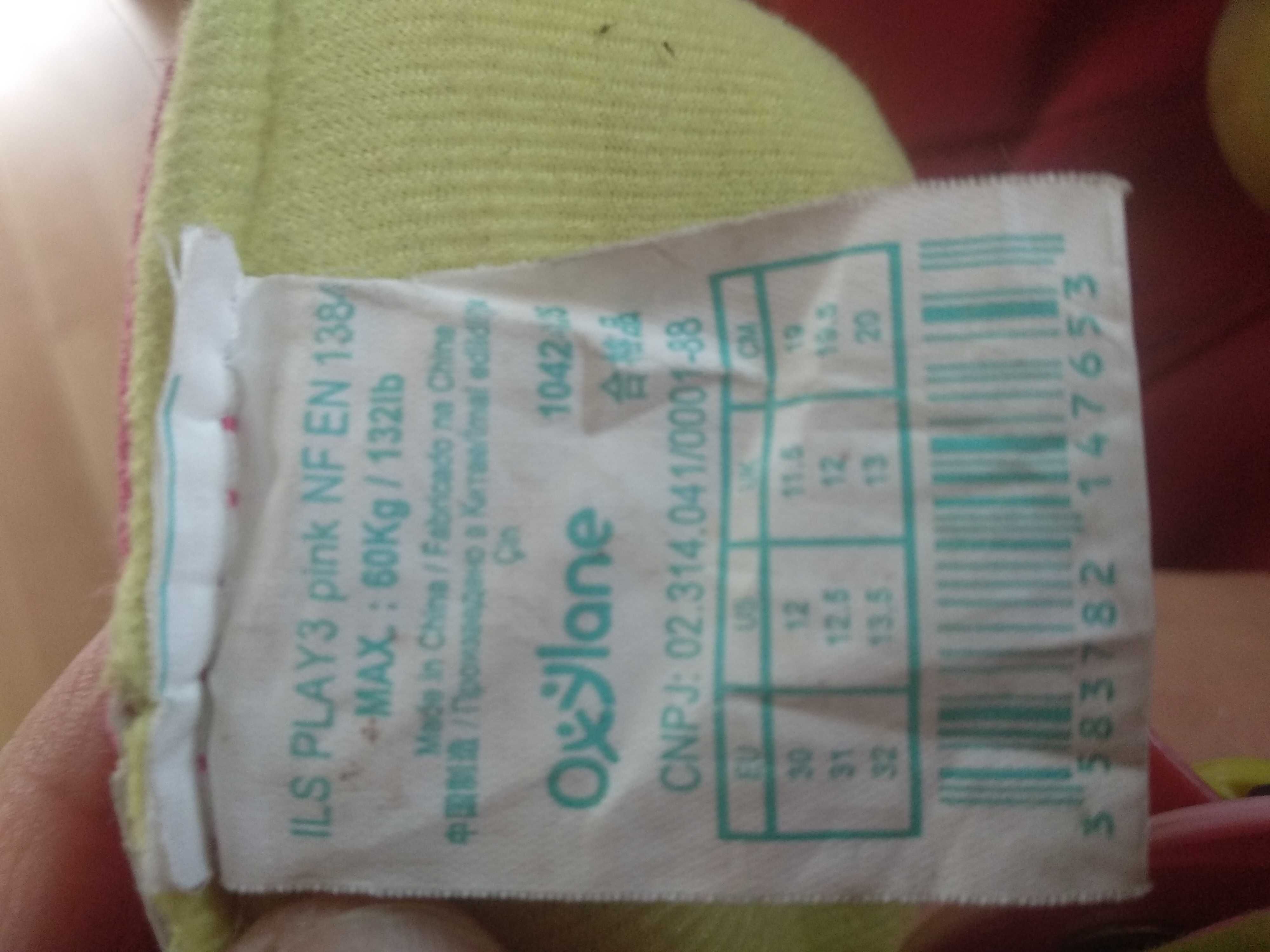 Rolki oxelo rozmiar 30-32