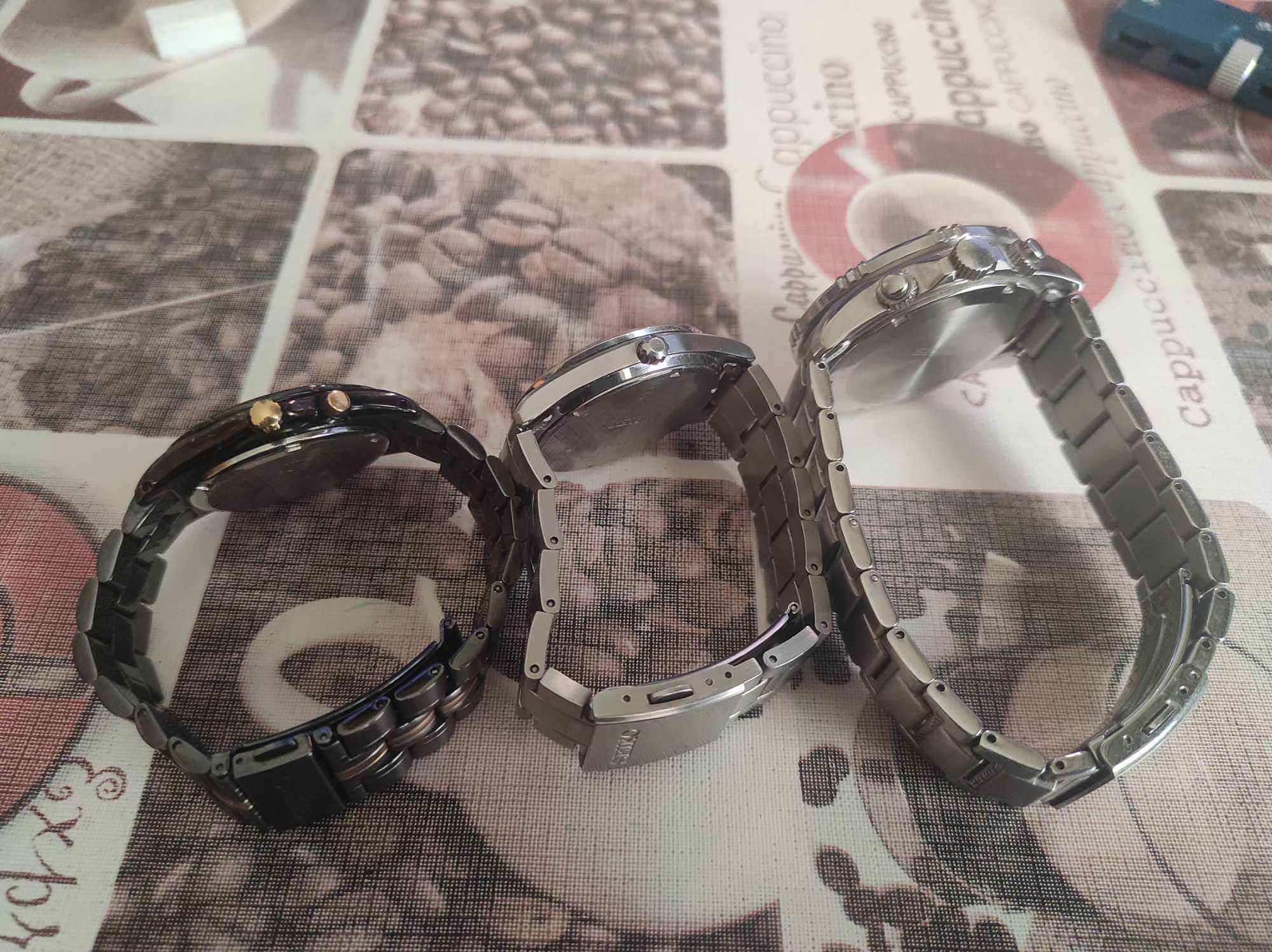 Seiko Solar V158, Seiko Kinetic 5M62, Seiko Chronograph Solar