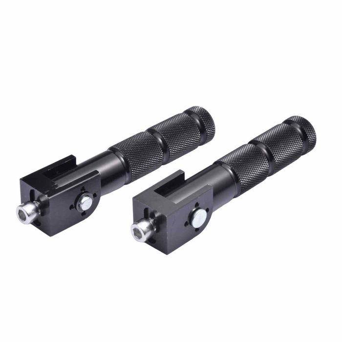 Pousa pés estribos traseiros alumínio universais moto cafe racer