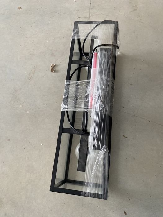 Candeeiro de teto suspenso preto