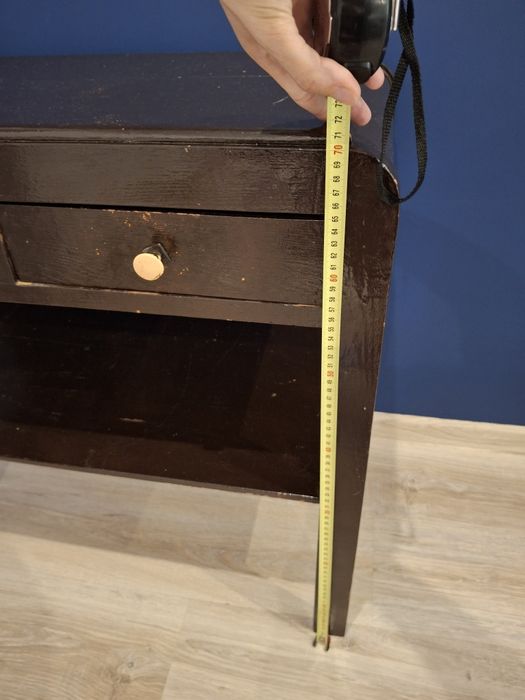 Stolik konsola pod radio typ 640 B z lat 50-tych.